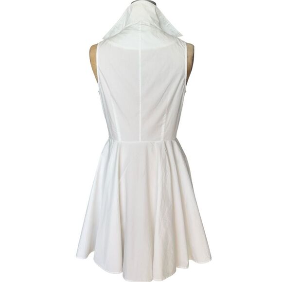 ISLAND COMPANY Marra-Lago White Cotton Dress Size S - Picture 6 of 8